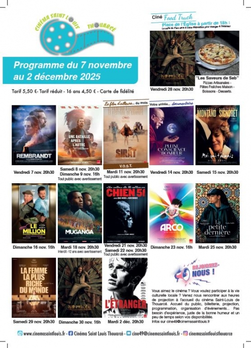 Programme cinéma St Louis
