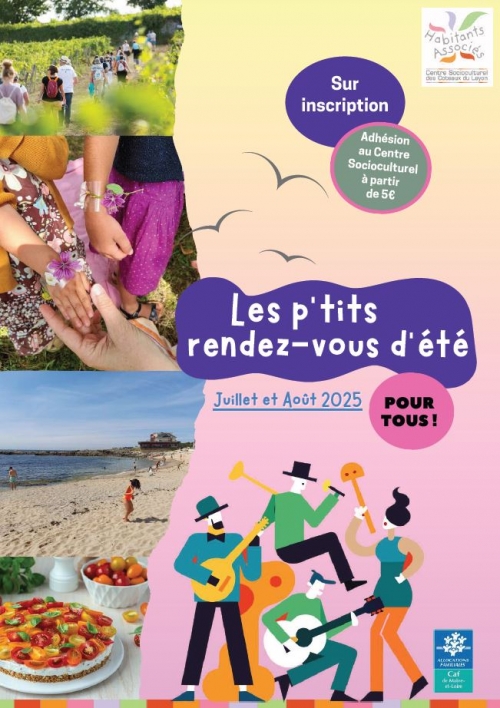 Affiche les petits rendez-vous d'été destinés à toute la population.